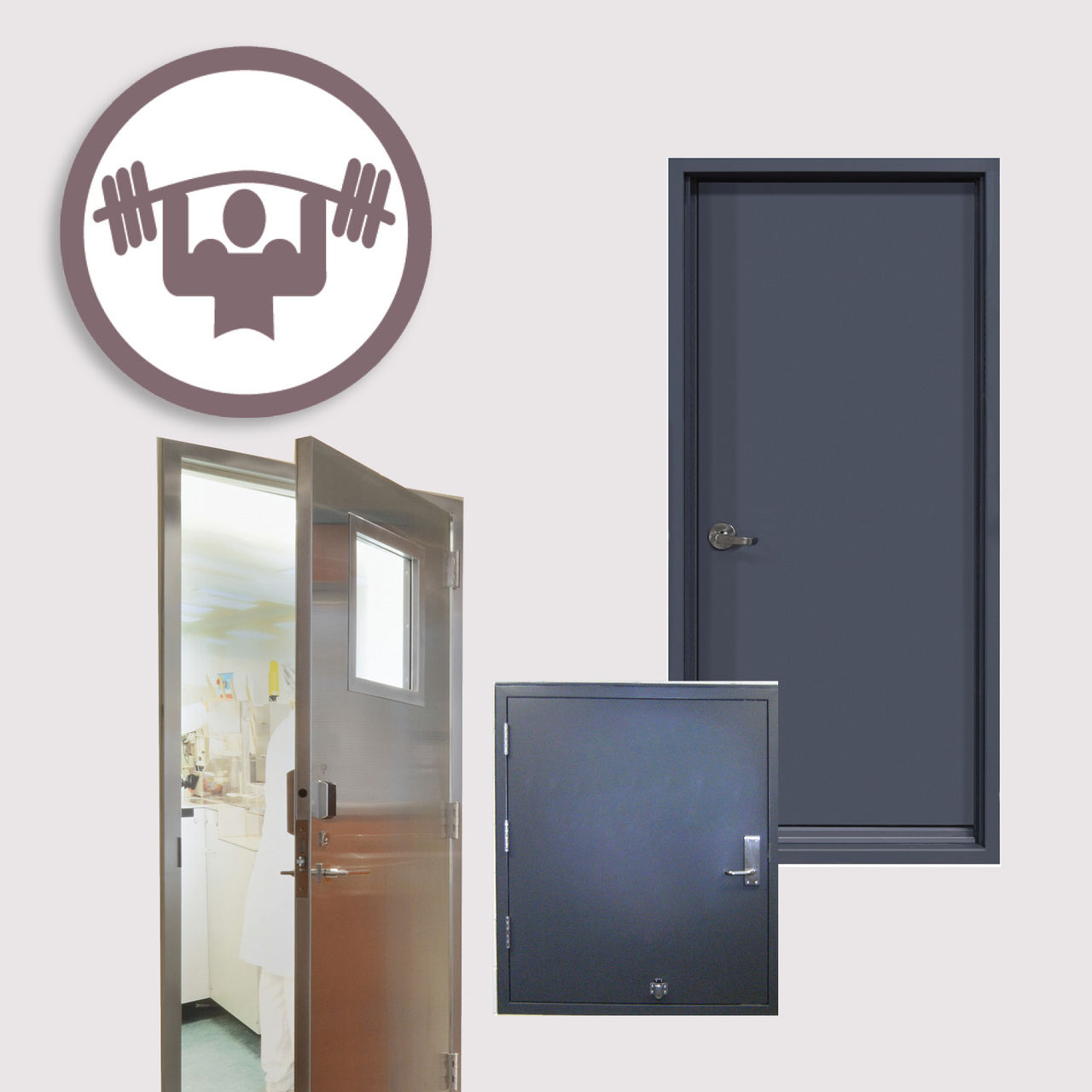 Fire-Rated Commercial Wood Doors, Mineral Core Fire Doors